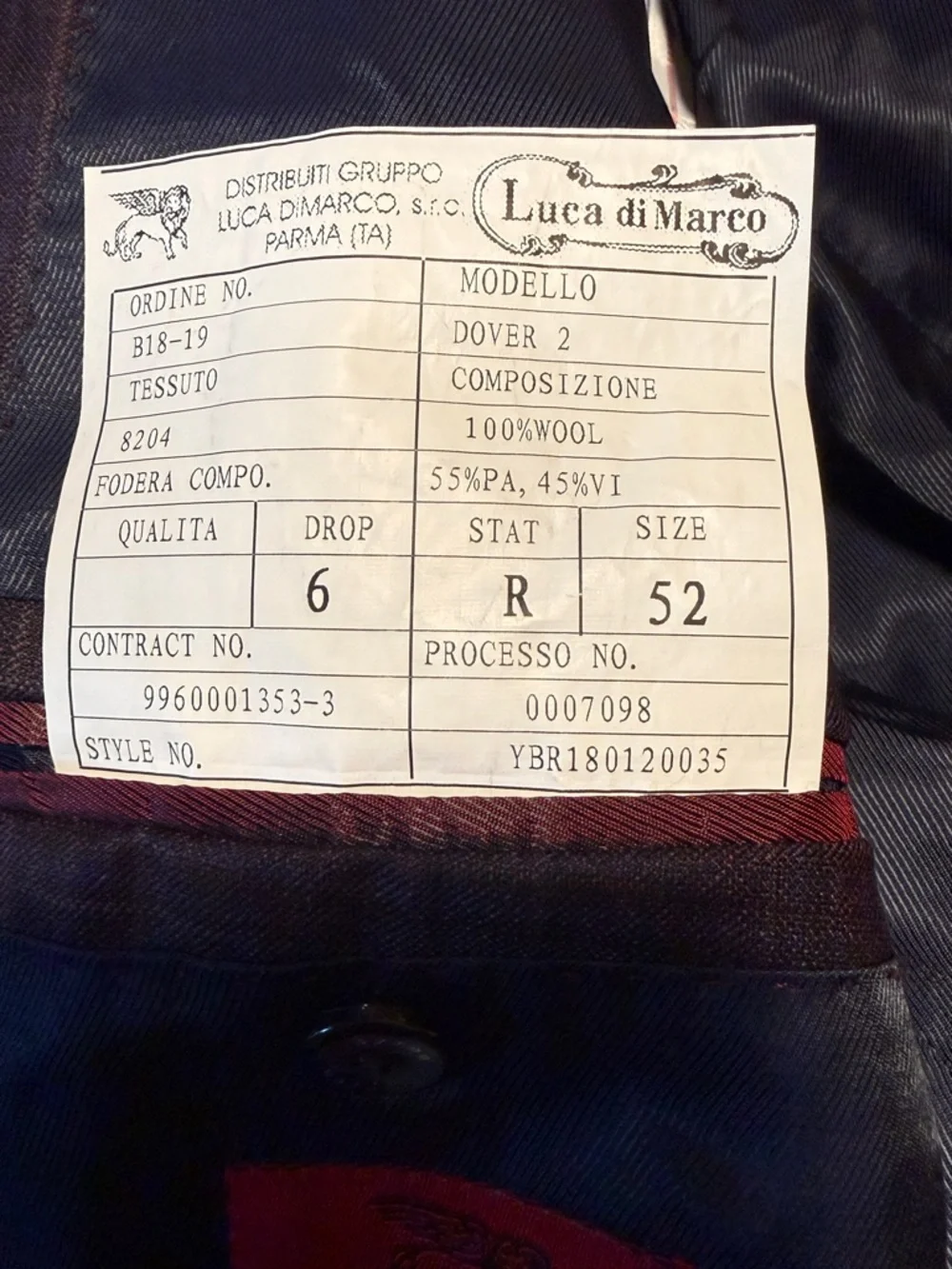 Byron British Style Wool Sport Coat 42R Plaid Blazer Italy Fabric Blue Purple